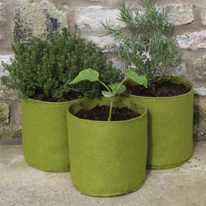 3er-Set Pflanztaschen | Vigoroot 5 L