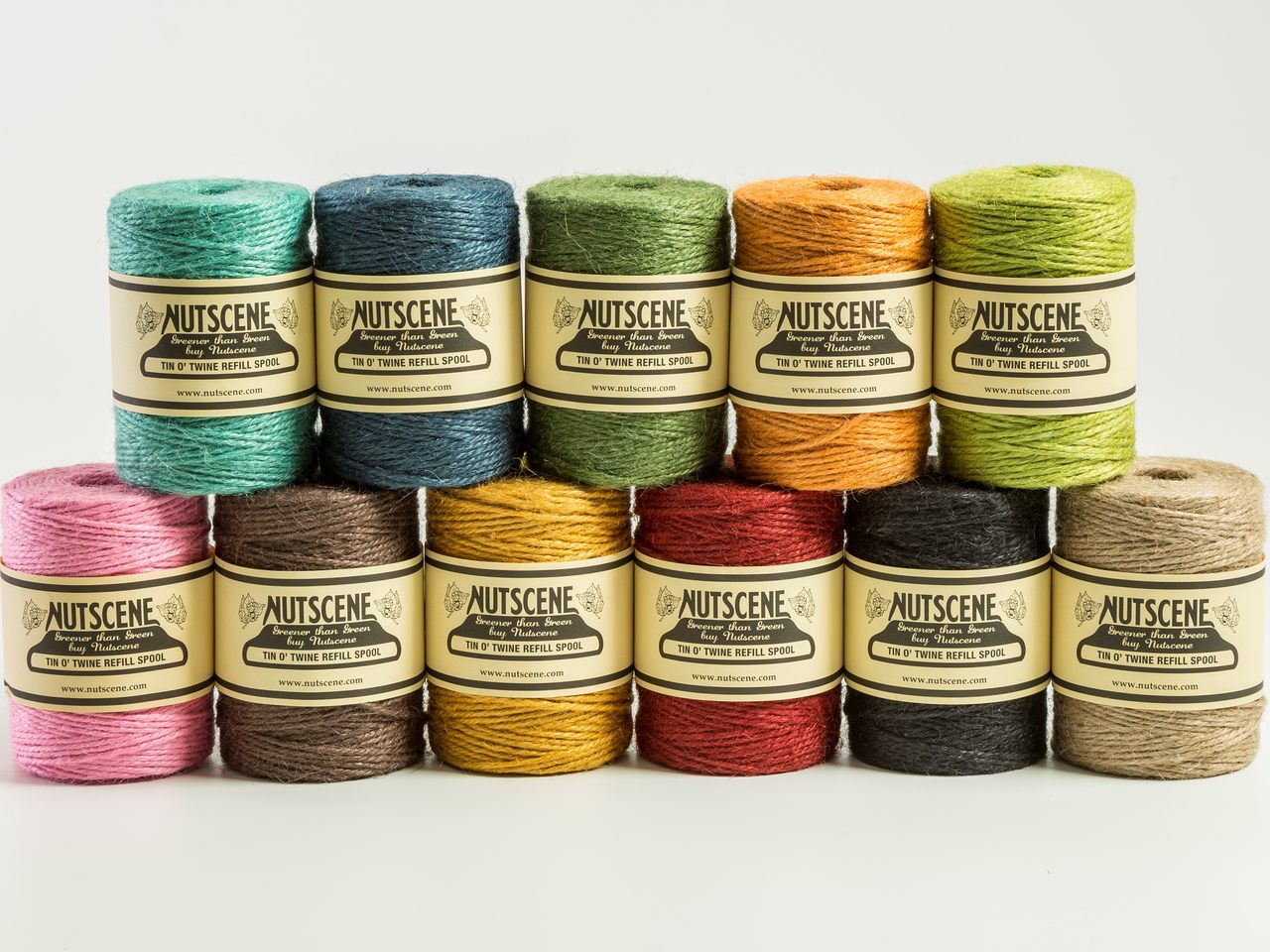 Nachfüllspulen Juteschnur 150m | für die Original Tin O' Twine von Nutscene