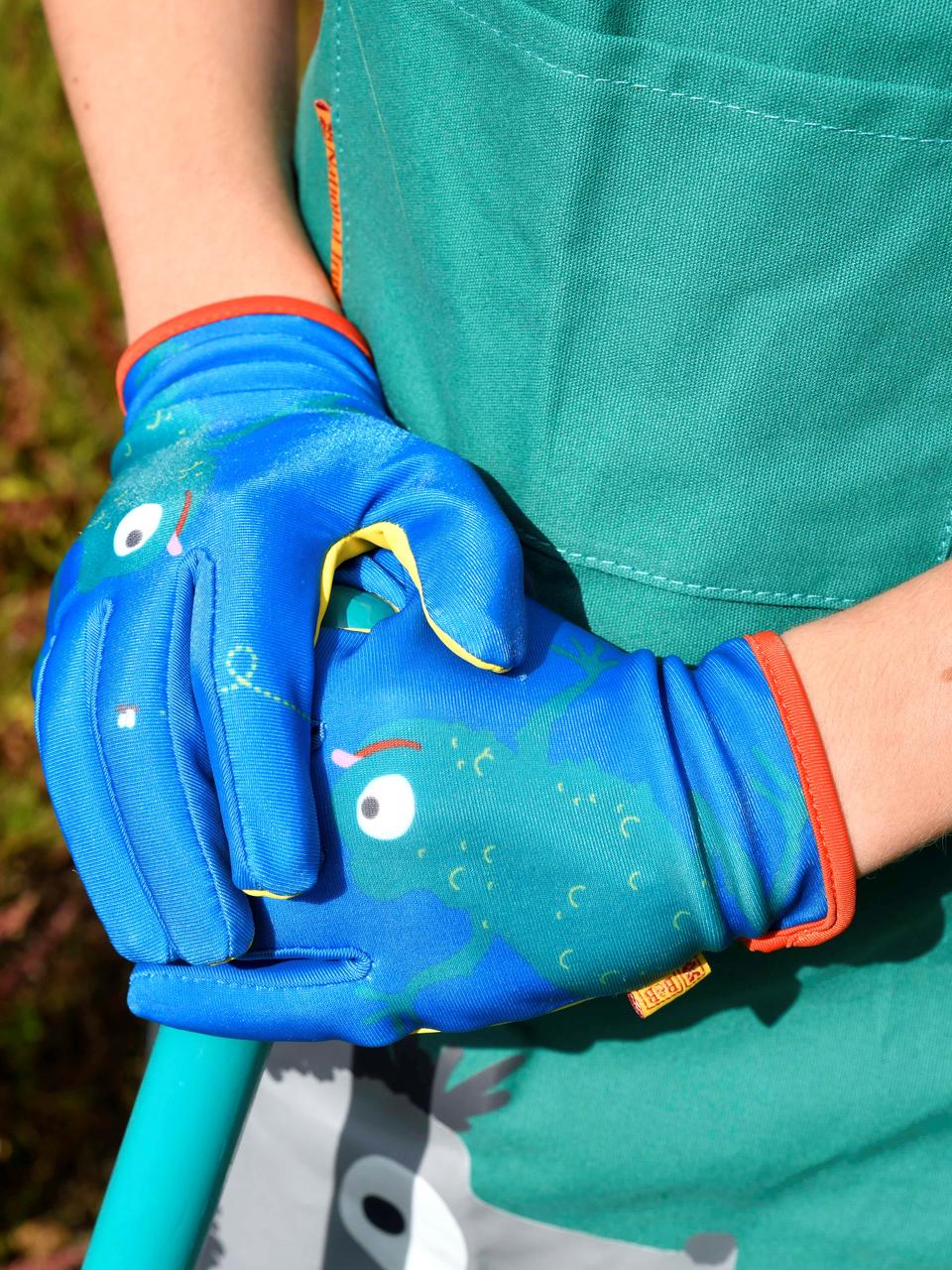 Gartenhandschuhe für Kinder mit Froschmotiv