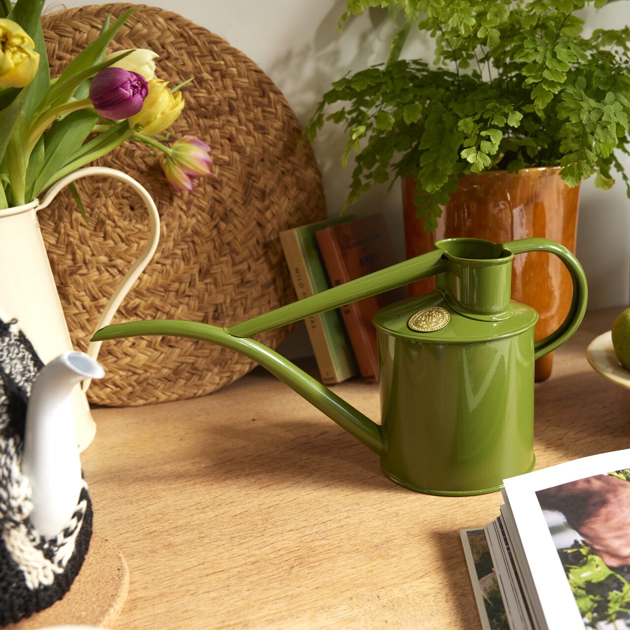 Haws Zimmergießkanne Pot Waterer 2 Pint | Farngrün