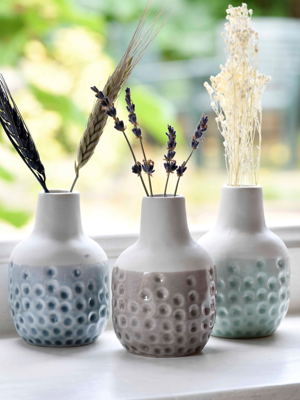 Vasen-Trio 'Dotty' von Burgon & Ball