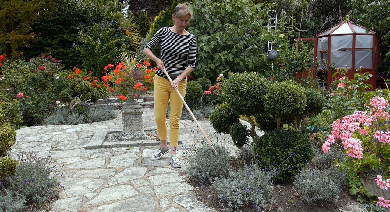 Weed Slice in Randbepflanzung