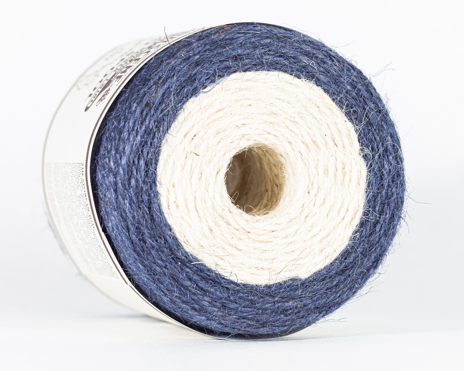 DUO-Jutespule Blau/Weiß