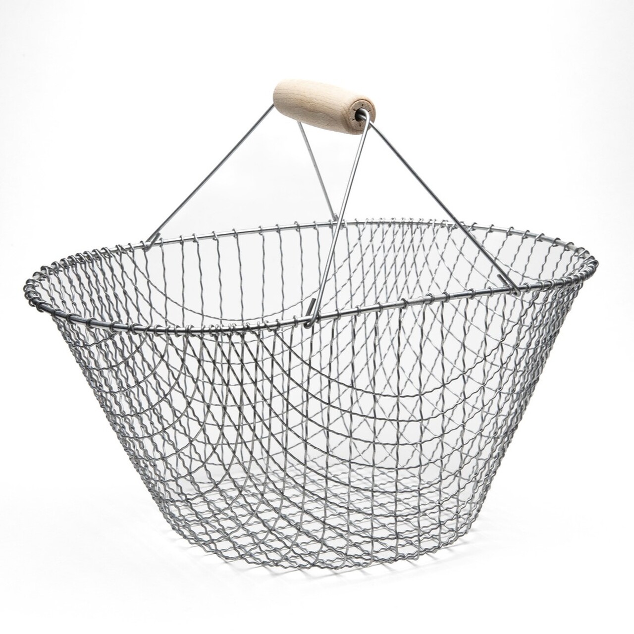 Traditioneller Erntekorb | Kartoffelkorb aus Drahtgefelcht