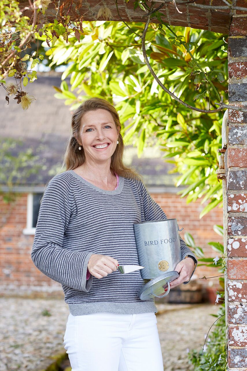 Galvanisierte Vogelfutterdose, Sophie Conran