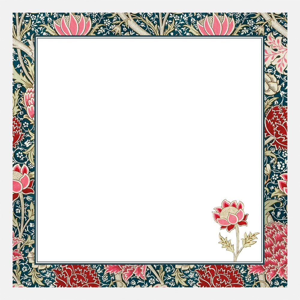 Notizblock William Morris | Blattdesign