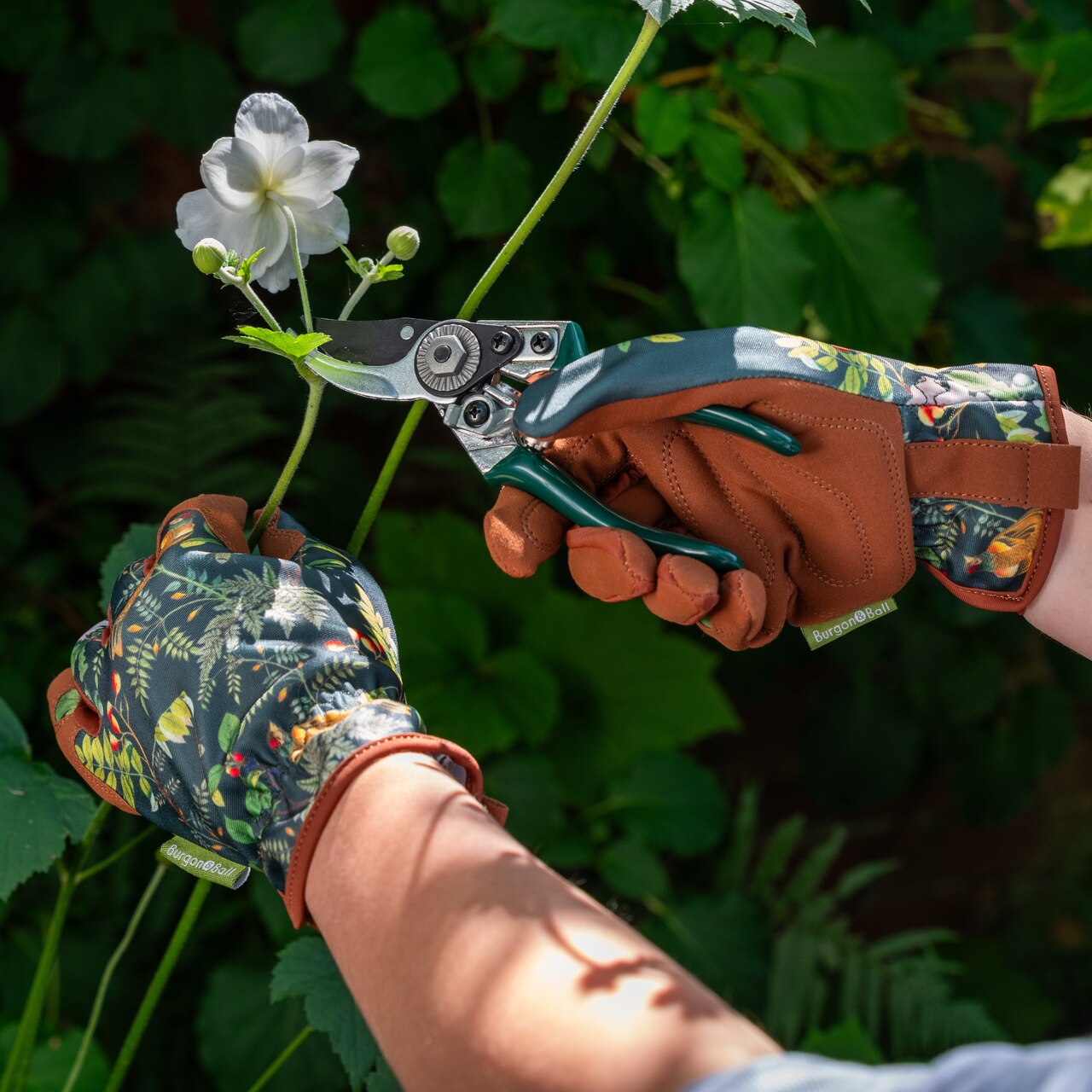 Burgon & Ball Damen-Gartenhandschuhe | RHS-Design Woodland Wonders - Wunderwald | aus England