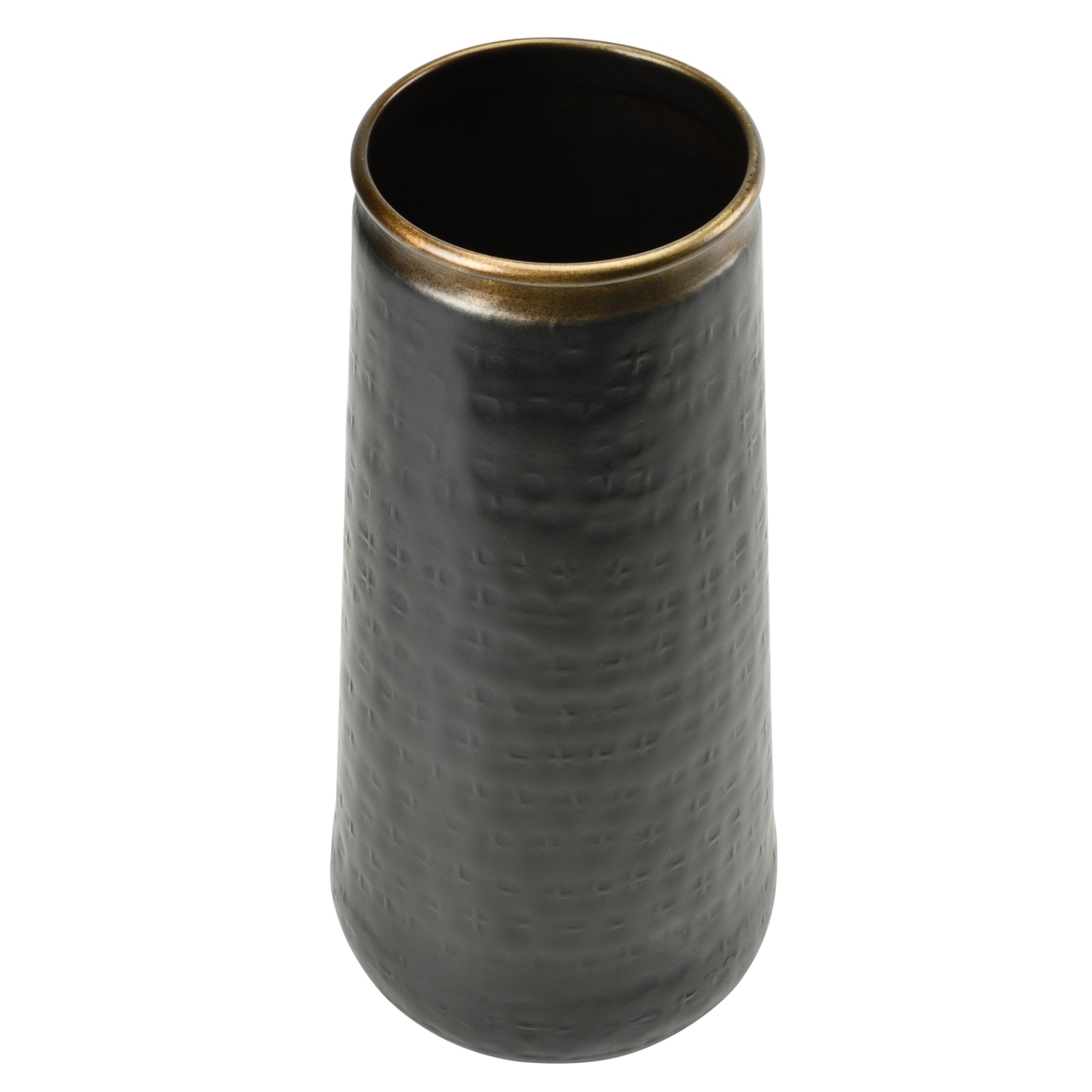 Metall-Vase SAHARA SUNSET | von oben