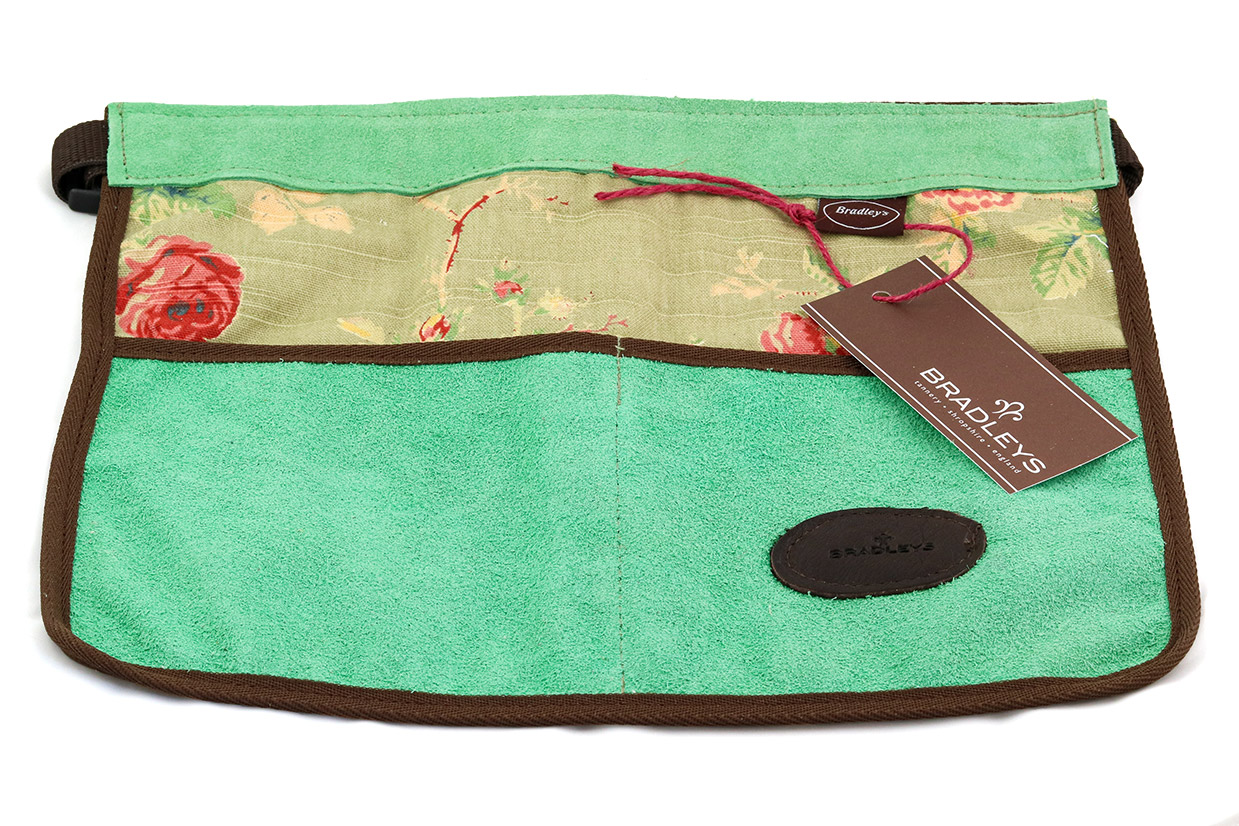 Bradley's Garten-Halbschürze Wildlder & Leinen, grün