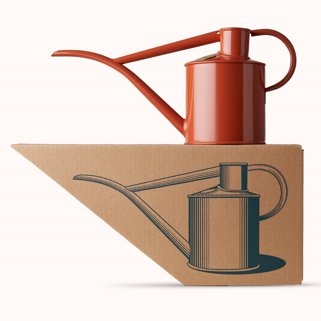 Haws Zimmergießkanne Pot Waterer 2 Pint | mit Verpackung | Terracotta-Orange