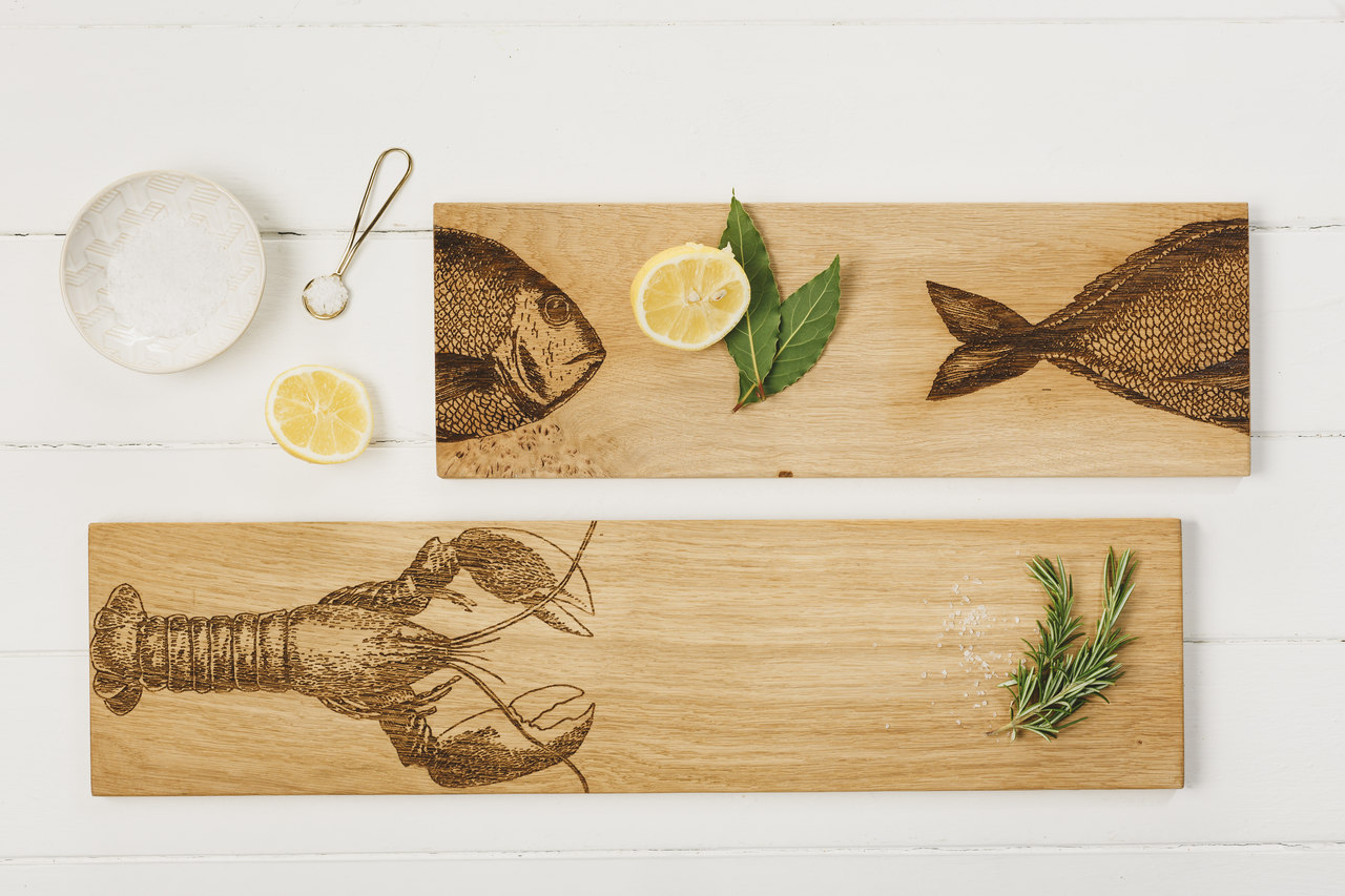 Großes Hummer-Servierbrett | Fisch Servierbrett