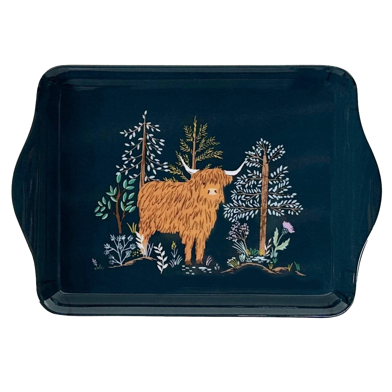 Kleines Serviertablett | Design Connie the Highlandcow | von Ulster Weavers