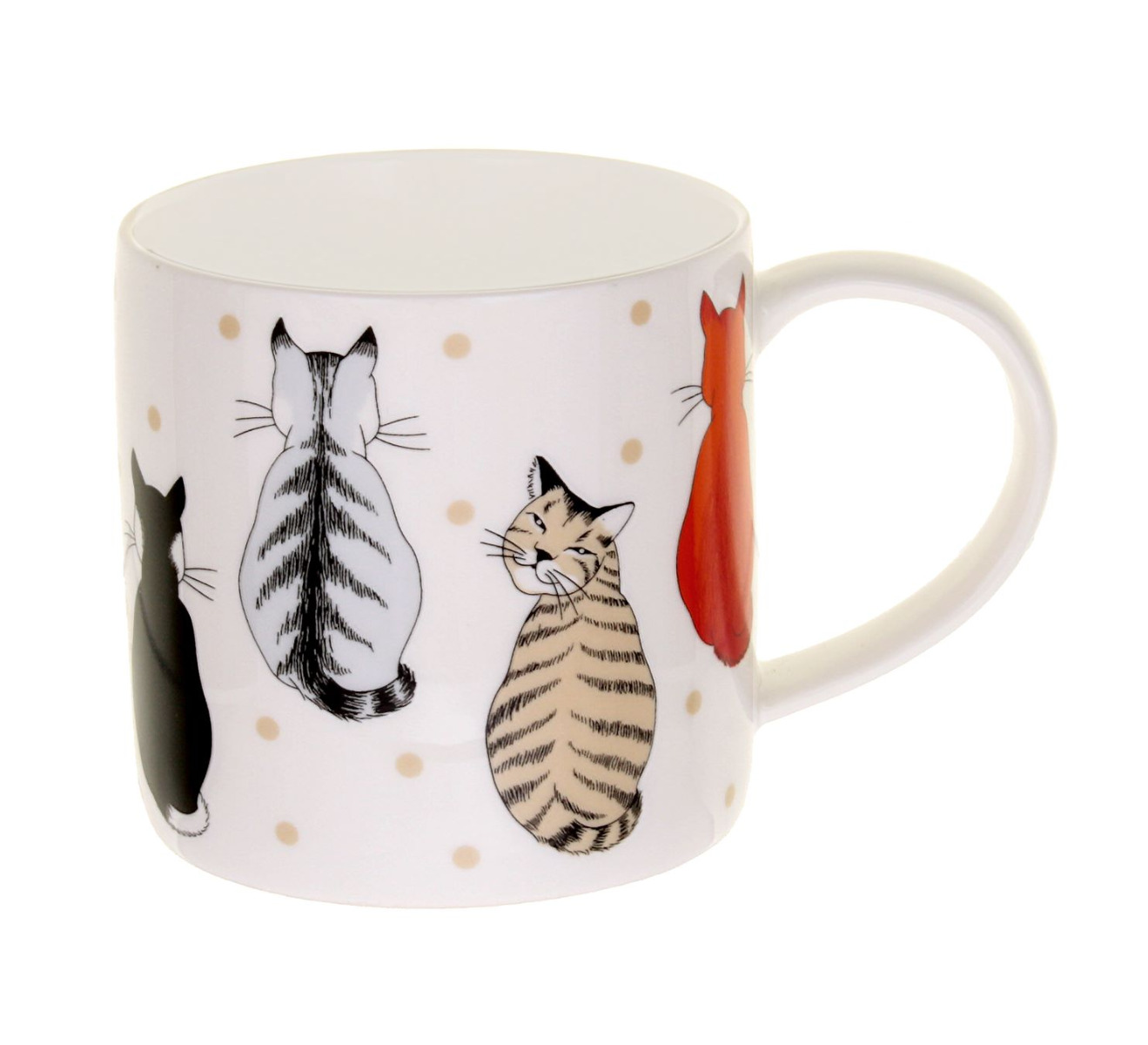 Bone China Tasse Cats in Waiting 'New'