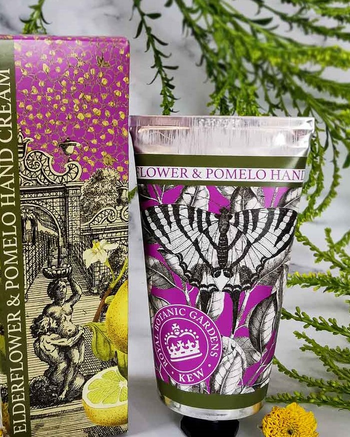 Fein duftende Handcreme | Kew Gardens | Holunderblüte & Pampelmuse