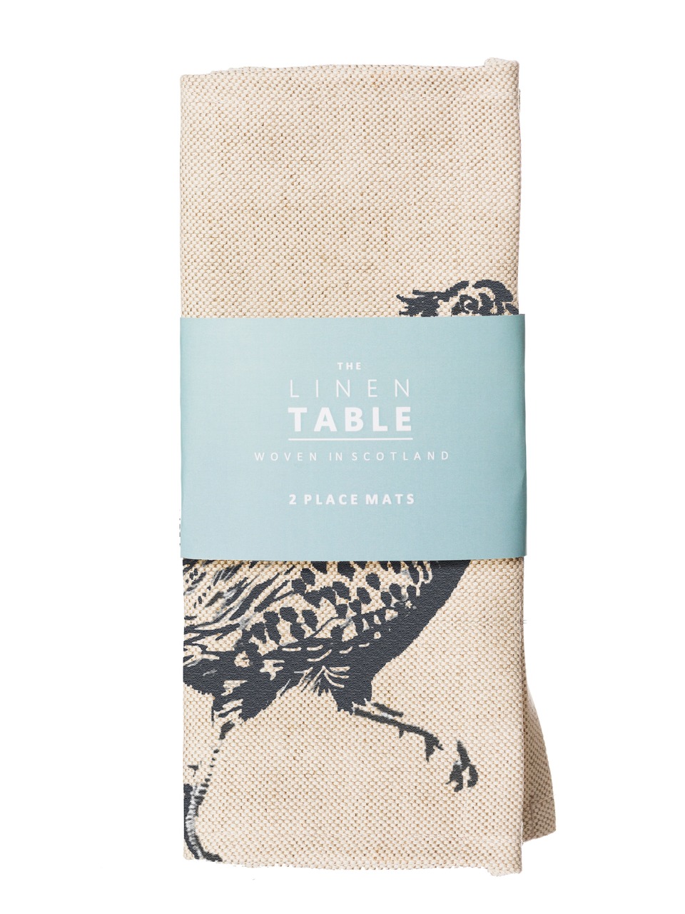 Tischset - 2 Stück | Leinen 50/50 | Motiv Fasan
