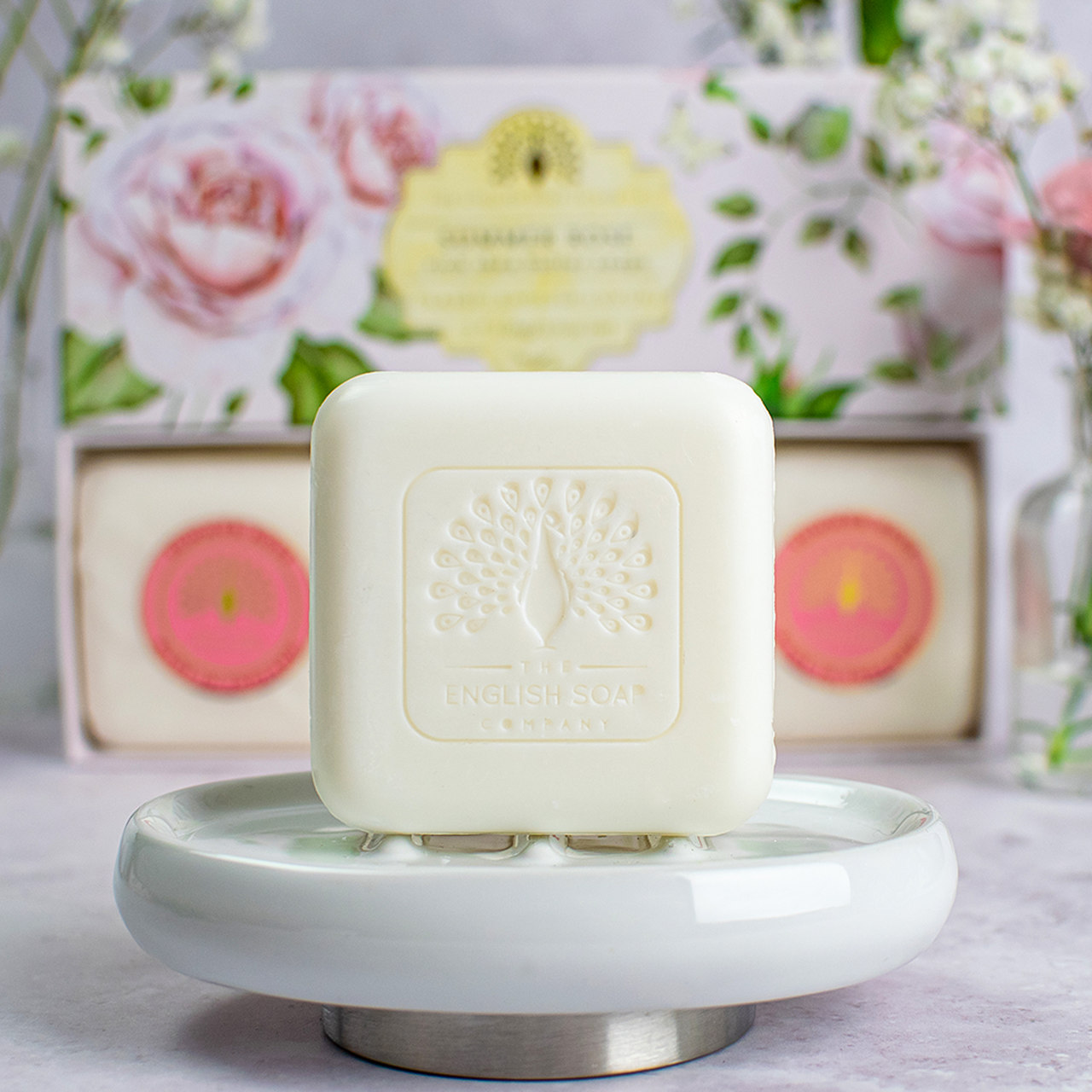 Englische Duftseife Sommer-Rose | von The English Soap Company