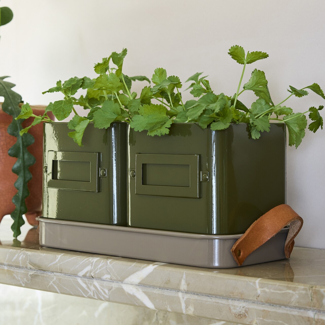 Kräutertöpfe 2er-Set | Olive | von Burgon & Ball