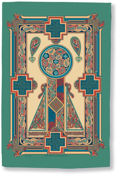 Baumwoll-Geschirrtuch 'Keltische Tafel'