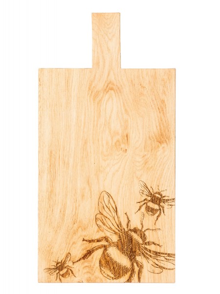 Biene | Large Paddle - Servierbrett aus Eiche