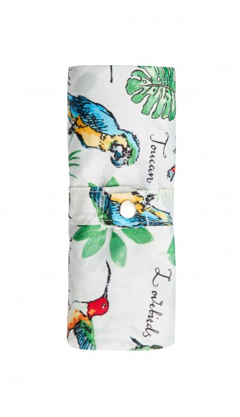 Tropische Vögel, faltbarer Einkaufsbeutel von Ulster Weavers