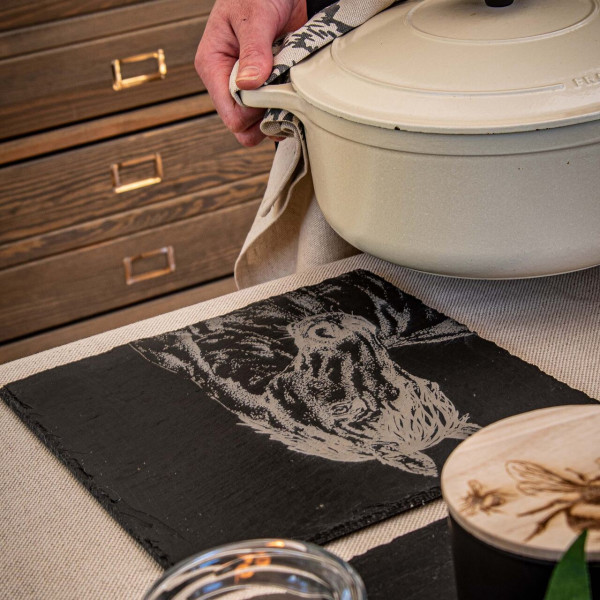 Pferd | Topfuntersetzer aus Schiefer