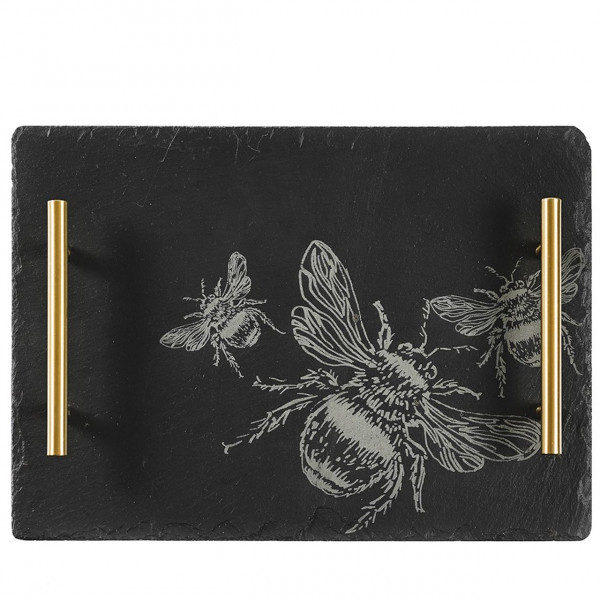 Schiefertablett | Motiv Biene