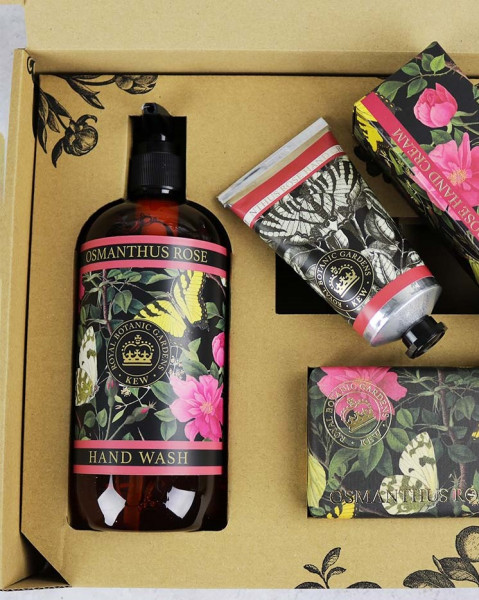 Kew Gardens Handpflege-Set | Osmanthus Rose | The English Soap Company