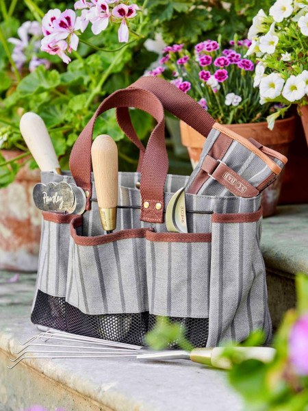 Gartenwerkzeug-Tasche, Landhaus grau | Sophie Conran