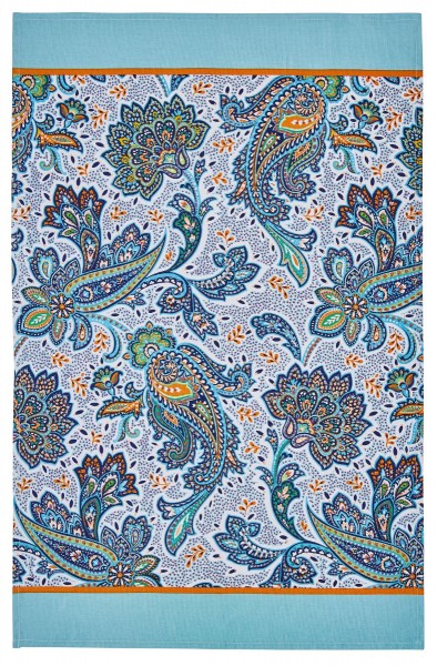 Baumwoll-Geschirrtuch, Design 'Italian Paisley'