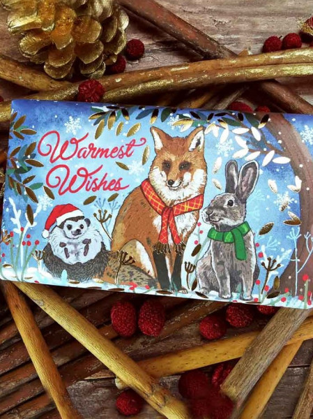 Festliche Weihnachtsseife | Warmest wishes