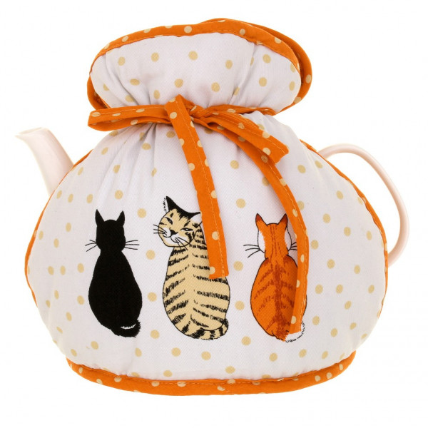 Tee-Muff Wartende Katzen Neu