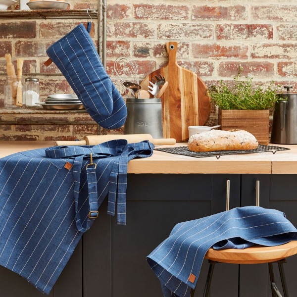 Ofenhandschuh 1880 Linen Range, Indigo