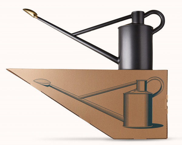 2 Gallonen (ca. 9 Liter Long Reach Can von Haws | Graphit | mit Verpackung