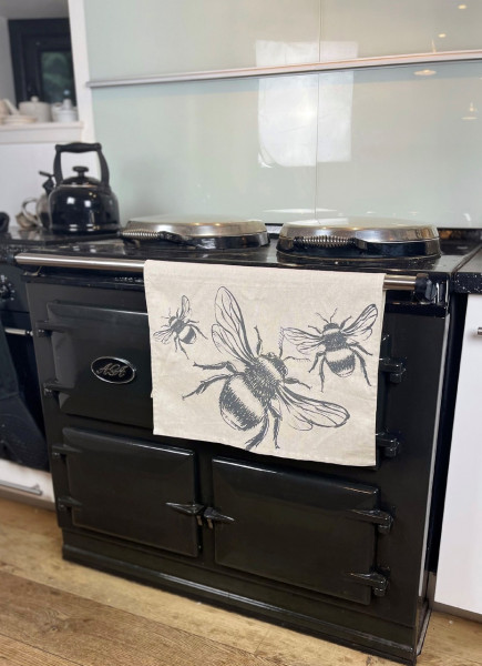 Geschirrtuch Biene | Leinen 50/50