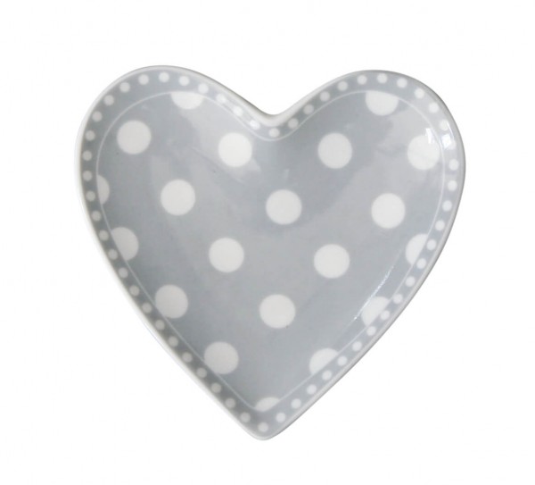 Krasilnikoff Herztellerchen Punkte, grau