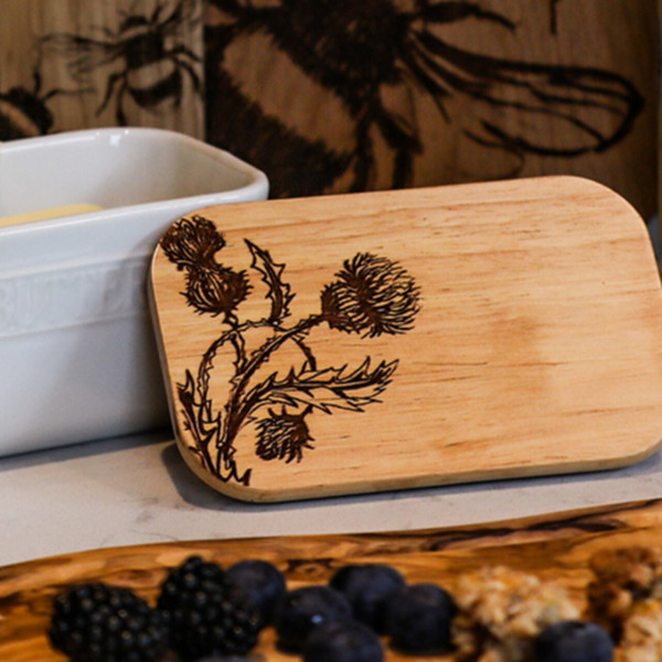 Butterdose weiß | Design Distel | von Selbrae House, Schottland