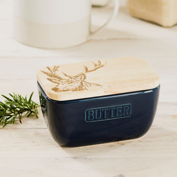 Selbrae House Butterdose blau | Design Hirsch