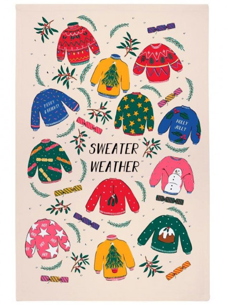 Ulster Weavers Baumwoll-Geschirrtuch | Sweater Weather