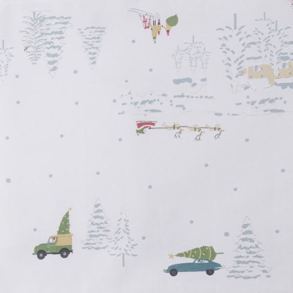 Tischläufer Home for Christmas - Das Design folgt immer dem Rand | von Sophie Allport