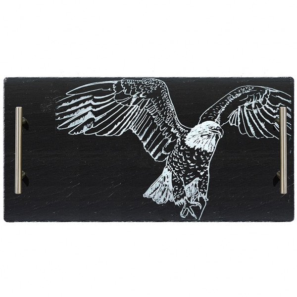 Adler | Serviertablett aus Schiefer, groß