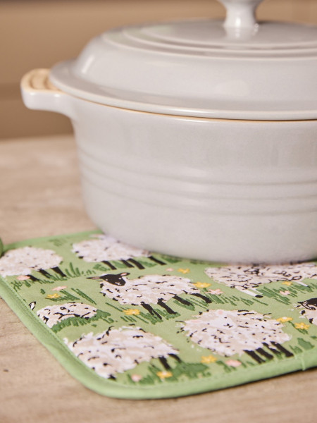 Ulster Weaves Topflappen, Design Flauschige Schafe