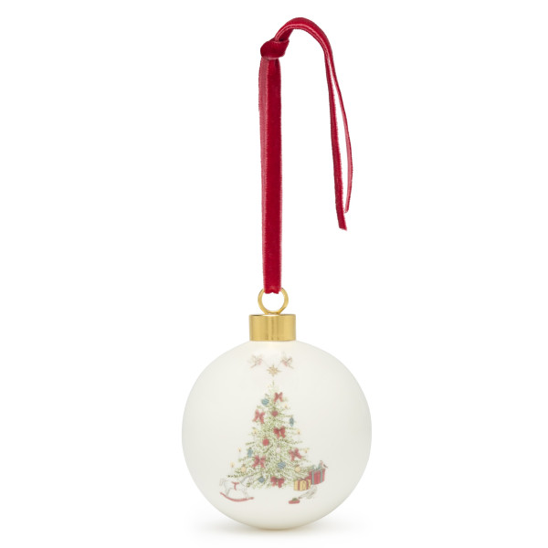 Christbaumkugel | aus Fine Bone China Porzellan | Design Christmas Tree | von Sophie Allport