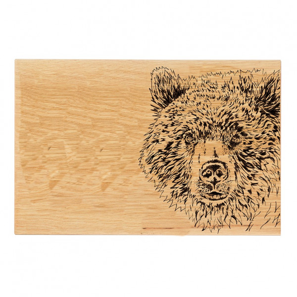 Bär | Schneide- & Servierbrett aus Eiche