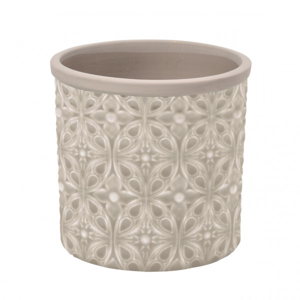 Indoor Übertopf Porto grau - klein | von Burgon & Ball