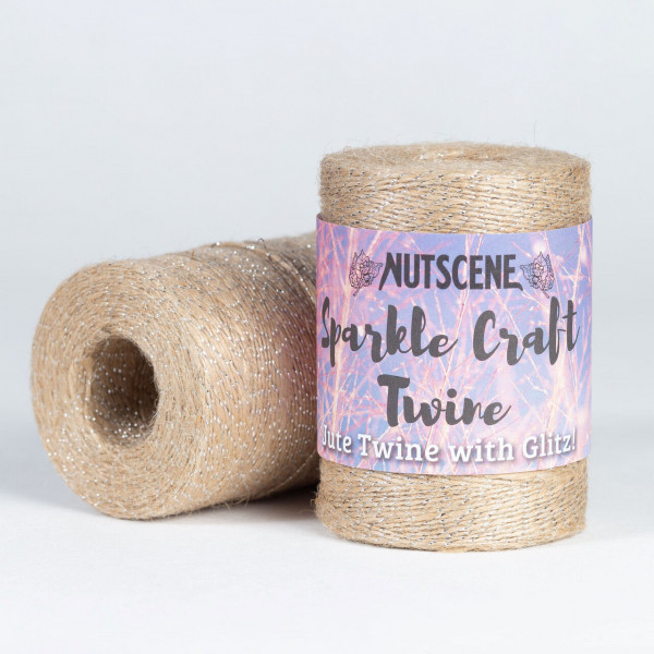 Glitzer-Juteschnur | ca. 350 m | Silber