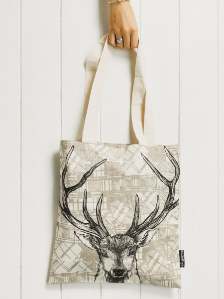 Tote Bag | Tragetasche | mit Motiv Hirsch