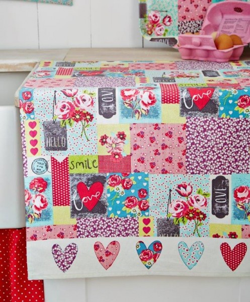 Geschirrtuch Vintage Kitchen, 100% Baumwolle