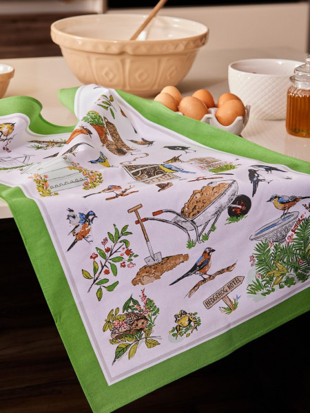 Ulster Weavers Geschirrtuch | Vögel im Garten