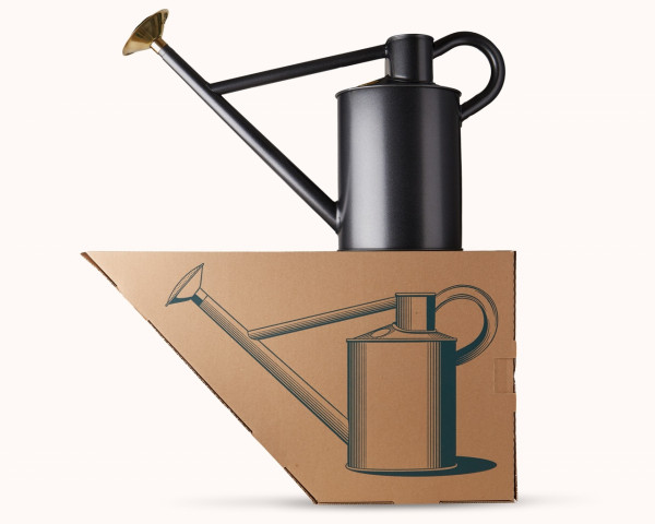 Haws Traditional Can 9 Liter (2 Gallon) | Graphit | mit Verpackung