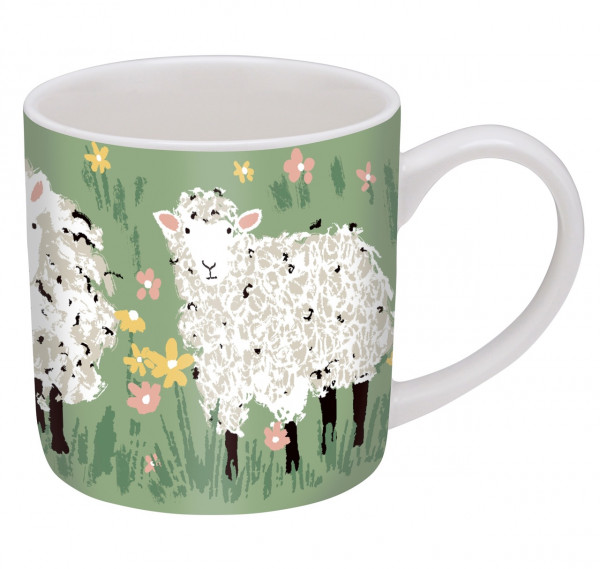 New Bone China - Tasse Flauschige Schafe | von Ulster Weavers